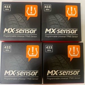 Autel MX-Sensor TPMS 433MHZ  Universal Programmable Tire Pressure Sensor *4Pcs